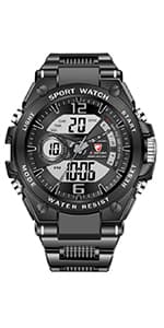 CHEETAH Minimalist Waterproof Quartz Watches for Men with Leather Strap, Auto Date