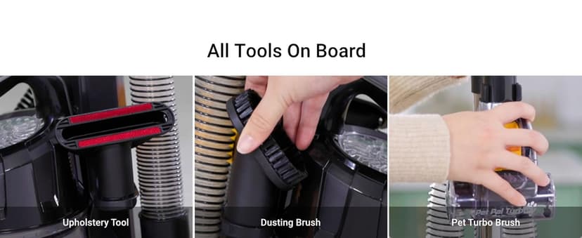 EUREKA PowerSpeed Lightweight Powerful Upright Vacuum Cleaner for Carpet and Hard Floor, Pet Turbo, Black,Yellow