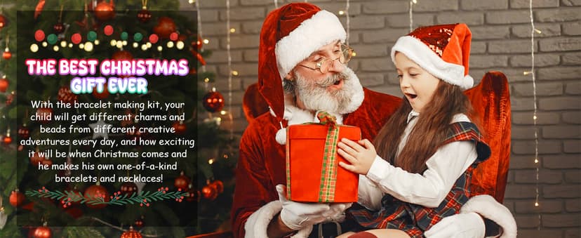 OHOME Stocking Stuffers for Kids - 5300 Clay Beads Bracelet Making Kit,Arts and Crafts for Kids Ages 8-12,Christmas Gifts Crafts Games Toys for 3-10 Year Old Birthday,Travel Essential