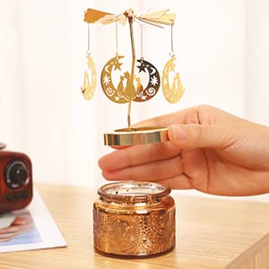 Christmas Candle Gifts for Women, Birthday Gifts for Mom Daughter Sister Wife, Unique Hummingbird Gift for Friend Women, Rotatable Scented Candles Gift for Christmas Anniversary Mothers Day