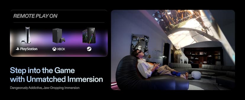 XREAL One Pro AR Glasses with X1 Chip, Native 3 DoF, X-Prism Optics, 3D Mode, 57°FOV 171" 120Hz FHD Display, XR Glasses for iPhone 17/16, Steam Deck, ROG, Mac, PC, Android & iOS M (IPD 57-66mm)