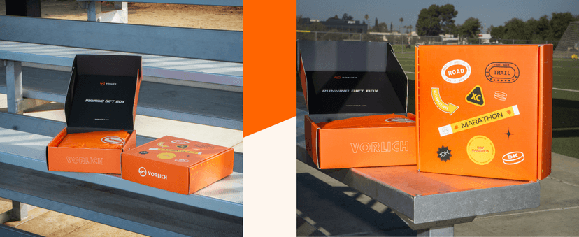 Vorlich® Running Gift Box, 13 Essential Items for Runners, Includes Run App, 8-Week Run Plan, Running Belt, LED Headtorch, Water Bottle & More