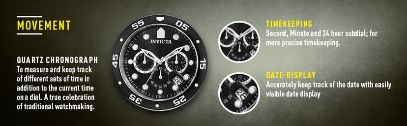 Invicta Men's Pro Diver Collection Chronograph Watch