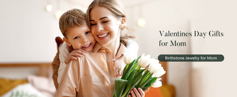 Iefil Christmas Gifts for Mom - 925 Sterling Silver Double Birthstone Necklace, First Mothers Day Gifts for New Mom Jewelry