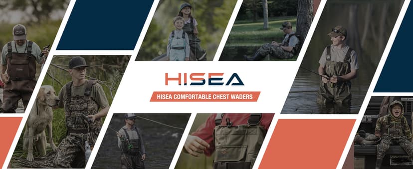 HISEA Hunting Waders for Men with 600G Insulated Boots, 4.5mm Neoprene Waterproof, Bootfoot Chest Wader Fishing Duck Hunting