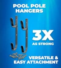 ProTuff 22" Pool Brush Head – Comes Sturdy Bristles, Tough on Algae, Dirt & Grime – Cleans 3X Faster – Extra-Wide Pool Scrubber Brush with Pole Attachment Option