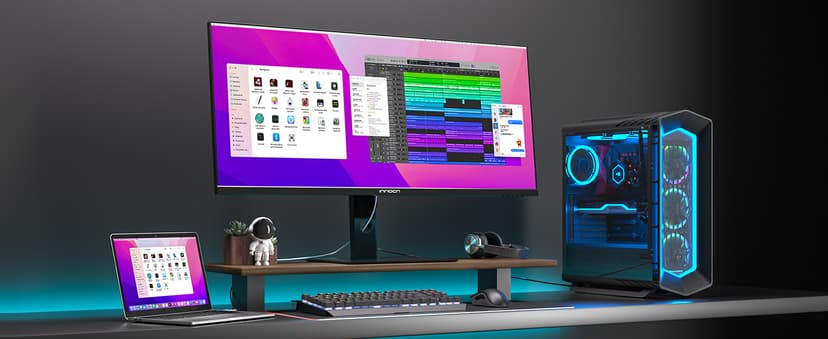 INNOCN 40C1R Ultrawide Monitor 40" WQHD 3440 x 1440p 144Hz FreeSync Premium HDR400 21:9 Computer Display 95% DCI-P3 500Nits IPS USB Type-C HDMI Tilt/Height Adjustable, Mountable