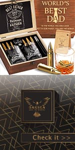 Gifts for Men Dad Husband, Christmas Anniversary Birthday Gifts for Him Boyfriend, Reusable Stainless Steel Whiskey Stones and Whiskey Glasses Set, Cool Burbon Scotch Cocktail Set Gifts