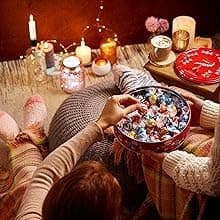 Lindt LINDOR Milk Chocolate Candy Truffles Modern Gift Box, Assorted Chocolate Candy with Smooth, Melting Truffle Center, 7.6 oz.