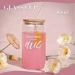 Get Well Soon Gift Baskets For Women,12PC Get Well Gifts for Women After Surgery,Birthday Gifts,Care Package,Grief,Sympathy,Condolences Gift Basket for Friend (pink)