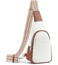 CLUCI Crossbody Bags for Women Men,Leather Sling Bag Cross Body Backpack for Woman Gifts for Women Birthday Unique