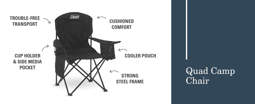 Coleman Utopia Breeze Lightweight Beach Chair with Cup Holder, Comfortable Portable Outdoor Chair with Carry Bag, Supports up to 250lbs, Great for Beach & Yard