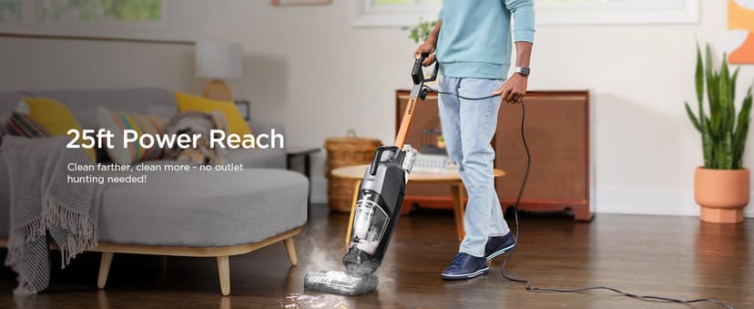 BISSELL® CrossWave® HydroSteam™ Wet Dry Vac, Multi-Purpose Vacuum, Wash, and Steam, Sanitize Formula Included, 35151