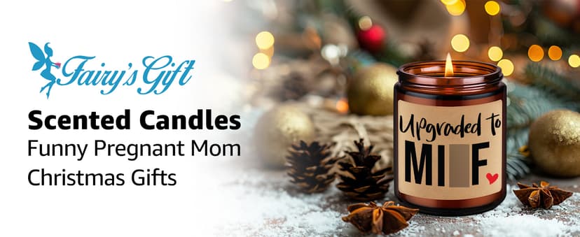 Pregnancy Gifts for Pregnant Wife Friend, Expectant Moms, First Time Mama - Christmas, Birthday Gifts for Expecting Mother Fairy's Gift Candle, New Mom Gifts for Pregnant Women, Mom to Be B0B1QFY2LT