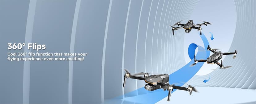 PLEGBLE Drones with Camera for Adults 4K, FPV Beginner Drone with One Key Take Off/Landing, Emergency Stop, Brushless Motor, 2 Batteries 30 Mins Flight Time, Under 249g, Toys Gifts for Teen Boys Kids
