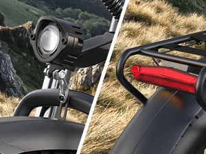 Electric Bike for Adults, 1000W Peak Ebike, 25MPH 60Miles Electric Mountain Bike, 26" Fat Tire Electric Bicycle with 48V 13AH Battery, Front Suspension,7 Speed, Rear Rack, UL 2849 Certified