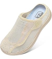 JOINFREE Diabetic Wide Walking Shoes for Women & Men with Adjustable Upper, Zero Drop Non Slip Casual Sneakers Comfortable for Edema, Arthritis, Swollen Feet & Elderly