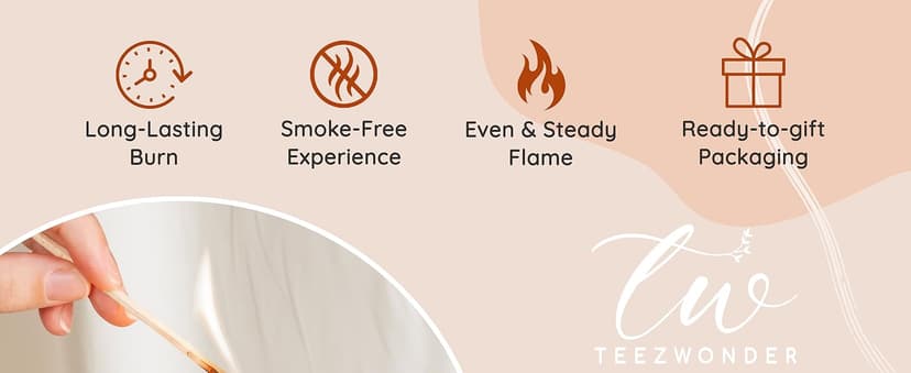 TEEZWONDER Anniversary Wedding Gifts for Women Men - Long Lasting Vanilla Lavender Candle 10 Oz - Birthday Romantic Gifts for Him Her, Girlfriend Boyfriend Birthday Gift Ideas, Gift for Husband Wife