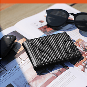 Zitahli Wallet for Men Slim 11 Credit Card Holder RFID Blocking Small Men's Wallet Bifold Minimalist Front Pocket With Mens Gifts Box