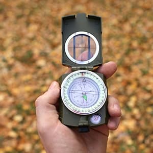 Compasses,Hiking Compass for Survival with ,Waterproof Durable and Pocket-SizedTactical Survival Compass with Lanyard,Climbing Biking Exploring Geology, Outdoor Activities