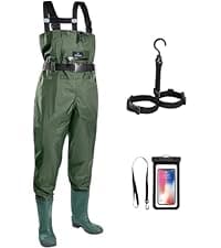 Trudave Chest Waders for Men & Women Waterproof,Fishing Neoprene Waders,Hunting Waders with Boots