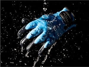 100% Waterproof Gloves for Men and Women, Winter Work Gloves for Cold Weather, Touchsreen, Thermal Insulated Freezer Gloves, With Grip, Blue, Large