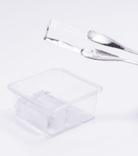 Clear Ice Maker - Makes 4 Large, 2" Crystal Clear Ice Cubes in 8 to 12 Hours - Great for Cocktails, Whiskey & Bourbon - Compact Countertop Ice Maker - Stainless Steel Shell - Reusable Ice Tray