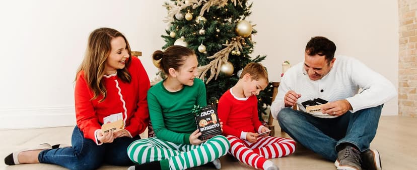 Taco vs Burrito - The Wildly Popular Surprisingly Strategic Card Game Created by a 7 Year Old - 5 Ways to Play - a Family-Friendly Party Game for Kids, Teens & Adults