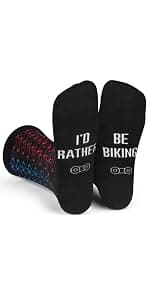 Premium Cotton Blend, Super Soft, Durable, Cycling Gift for Men and Women, Funny Novelty Socks, Bicycle Lovers Lavley Bike Socks Funny Gifts for Cyclists and Bicycle Lovers Men and Women B0C5PLB5V7