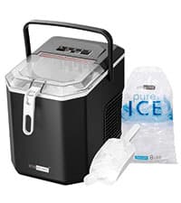 VIVOHOME Electric Ice Crusher Shaver Snow Cone Maker Machine 265lbs/hr for Home and Commercial Use Blue