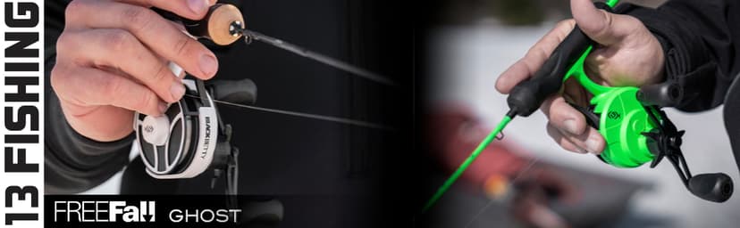 13 Fishing - Freefall Ghost - Inline Ice Fishing Reels