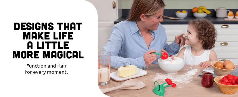 OTOTO Splatypus Jar Spatula for Scooping and Scraping - Unique Fun Cooking Kitchen Gadgets for Foodies - BPA-free & 100% Food Safe - Crepe Spreader