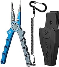 Piscifun ICX Carbon Ice Fishing Reel, Structure Upgrade Magnetic Drop System Inline Ice Fishing Reel, Free-Spool Bidirectional Lever, 3.2:1 High Speed, 8+1 Shielded BB, CNC-Machined Ice Reel