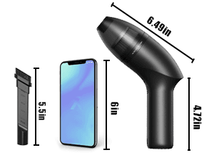4.3Kpa Keyboard Vacuum Cleaner Mini:Handheld Computer Vacuum Cordless for Car Laptop Sewing Machine Portable Keyboard Vac USB Desk Crumbs Dust Cleaners