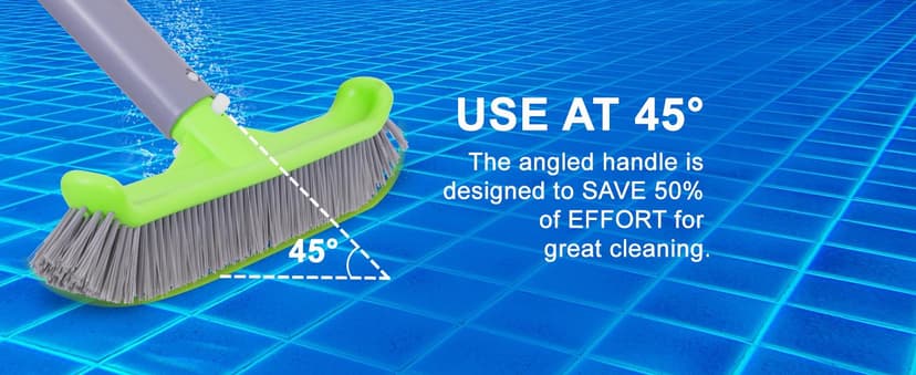 Sepetrel Deluxe Swimming Pool Cleaning Kit with Spa Jet Vacuum Cleaner,Brush, Semi-deep Skimmer Net & Adjustable 57.5-inch Pole,Ideal for Cleaning Above Ground,Inflatable Pools