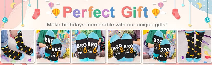 Juesly Birthday Gifts for Boys, 5-18 Years Old Sock for Boys, Presents for 5-18 Year Boy B0F1JPP67J