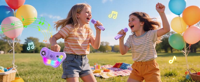 Stand Karaoke Machine for Kids, Christmas Singing Toys Gifts for 3 4 5 6 7 8 Year Old Girls Boys, Rechargeable Kid Microphone Bluetooth Speaker with 2 Mic for Girl Age 4-6 Toddler Birthday Party Toy B0G6LBYTJ2