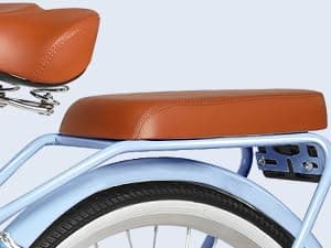 26 Inch Beach Cruiser Bike for Women, Hybrid Womens Bike with 7 Speed, Adjustable Seat, Lightweight Women Beach Cruiser Bike with Anti-Skid Tires, V-Brakes