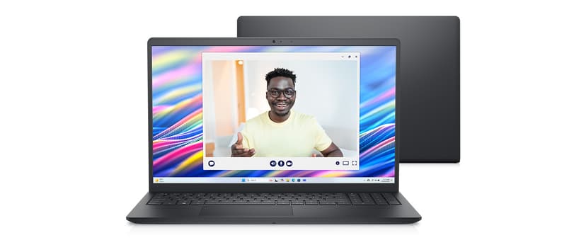 Dell 15 Laptop DC15250-15.6-inch FHD 120Hz Display, Intel Core 3 Processor 100U Processor, 8GB DDR4 RAM, 512GB SSD, Intel UHD Graphics, Windows 11 Home, Onsite Service - Carbon Black