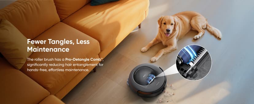 eufy Omni C20 Robot Vacuum and Mop Combo, All-in-One Station, Auto Mop Washing and Auto Drying for Hands-Free Cleaning, 7000 Pa Powerful Suction, Self Emptying, 3.35-Inch