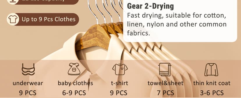 Portable Clothes Dryer Hold 9-12 Items, 8H Timer, w/Remote Control & Dry Bag, Mini Compact Foldable Fast Electric Dryer Machine for Laundry, Travel, Apartment, RV, Dorm, Quiet 45dB, Energy Save, 600W