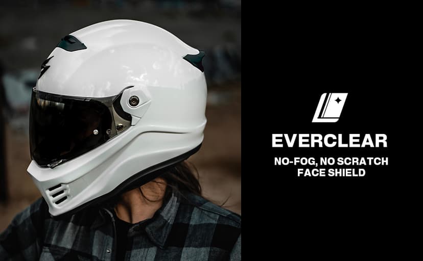 ScorpionEXO Covert FX Full Face Adult Motorcycle Helmet Street Fighter Style - Bluetooth Ready Speaker Pockets DOT ECE Solid (Matte Black - Medium)