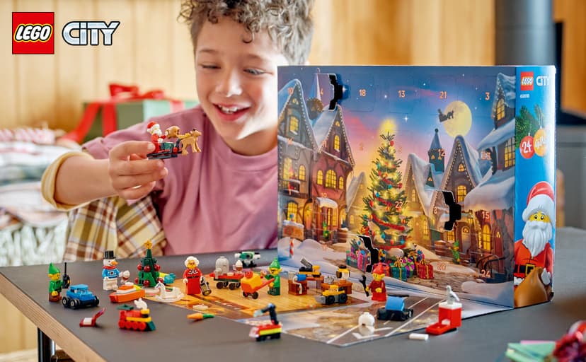 Christmas Advent Calendar for Kids, Building Toy, Boys & Girls, Ages 5+, Holiday Family Activity, 6 Minifigures, 252 pieces LEGO City Advent Calendar 2026 60510 B0G5QJP2BW