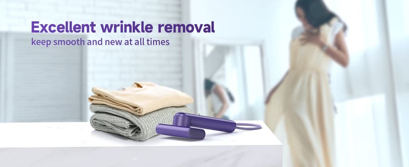 Portable Travel Steamer for clothes - 1200W Clothes Steamer Handheld Remover Fabric Clothing Wrinkles, 15s Fast Heat-up Garment Steamer, 120V Countries Steam iron for Home, Travel