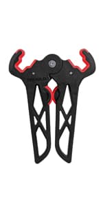 TRUGLO Bow Jack Lightweight Durable Portable Folding Bow Stand for Bowhunting - Standard Leg Length (7.5 in.); Standard Limb Width (up to 2.75 in.)