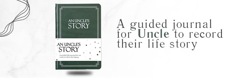 Uncle's Life Story Journal (Hardcover): A Meaningful Keepsake for Uncle to Share His Journey and Memories, Book Includes 250+ Prompt Questions, Sentimental Gifts for Father's Day, Birthday & Christmas