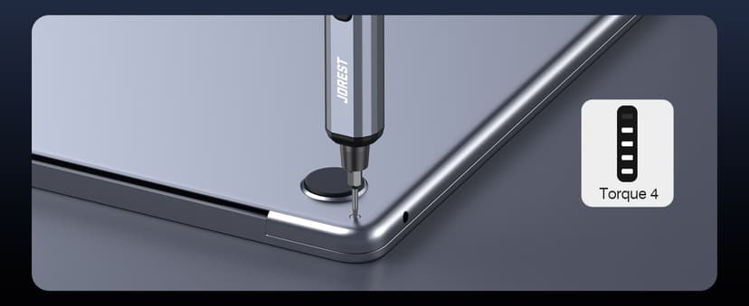 JOREST Mini Electric Screwdriver, Precision Set with 38-in-1 Magnetic Bits, Repair Tool Kit for iPhones, Laptop, Drone, Game Console, Camera, Toys; Stocking Stuffers for Men;Birthday Gift for Father