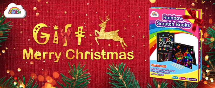 ZMLM Scratch Paper Art-Crafts Gift: 2 Pack Rainbow Notebooks Supplies Toys Easter Basket Stuffers for 3 4 5 6 7 8 9 10 Years Old Girls and Boys Kids Birthday Party Games (Pink)