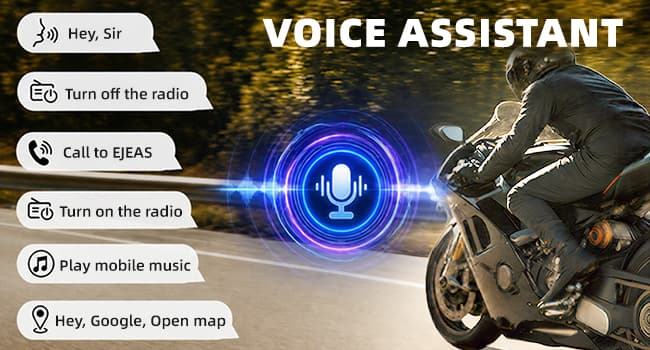 EJEAS V6 Pro Bluetooth Mesh Communication Systems Headset with 1200m Waterproof/Noise Reduction/Hands-Free Calls/Music & GPS, Motorbike/ATV/Dirt Bike/Skiing/Motorcycle Helmet Intercom(2 Pack)