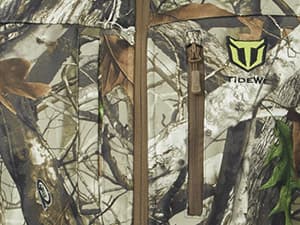 TIDEWE Hunting Clothes for Men with Fleece Lining, Safety Strap Compatible Water Resistant Silent Hunting Jacket and Pants